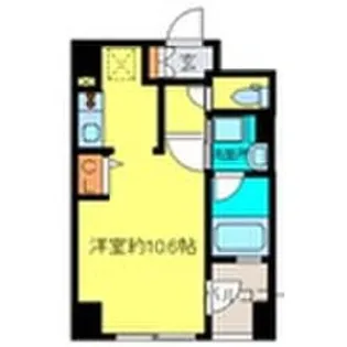 プラウドフラット河原町【6階】の間取り