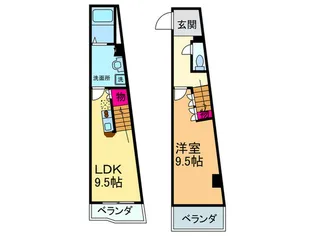 モン・シャトー百済坂の間取り