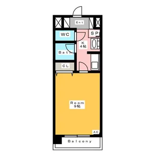 リバーコート【3階】の間取り