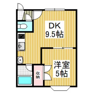 アバランチII【3階】の間取り