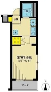 サンライズ【3階】の間取り