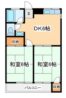 ピア調布【2階】の間取り