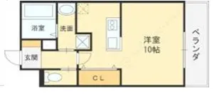 エアルレジデンスII【2階】の間取り
