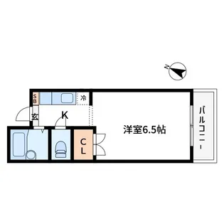 ウォンザハイムB棟【2階】の間取り