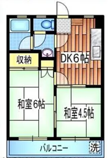 ハイツ北原2号館【2階】の間取り