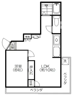 いらかビル【3階】の間取り