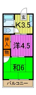 サンロードハイム【2階】の間取り