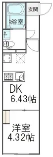 ヴランドール葛西【3階】の間取り
