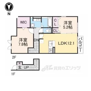 エルカーサ【2階】の間取り
