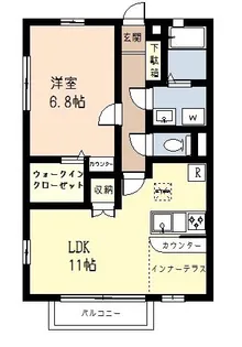 ドルチェII【1階】の間取り