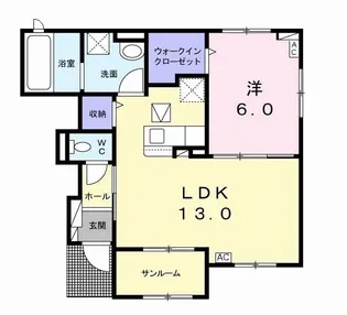 エスペランサ 雅【1階】の間取り