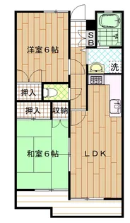 ビューテラス宮ノ台【2階】の間取り