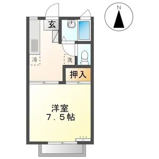 エヴァース藤ヶ丘【2階】の間取り