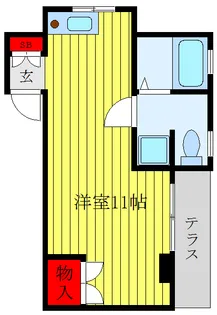 タナカハイツ【1階】の間取り