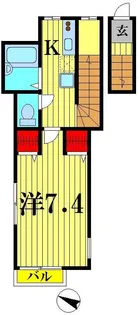 アニマジョーネの間取り