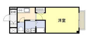 レックマンション新品治A【2階】の間取り