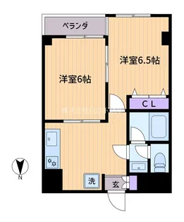 ルミエール深田【3階】の間取り