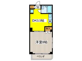 No.35吉祥寺オリエントプラザ【1階】の間取り
