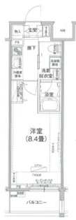 アイル芝浦東京ベイ【10階】の間取り