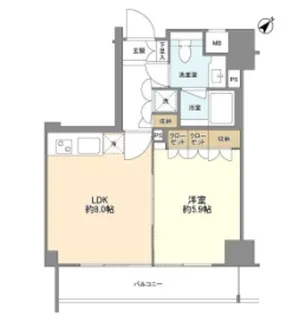 クオリア代々木【11階】の間取り