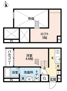 ラ・ロシェル【1階】の間取り