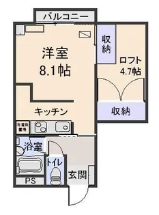 メルヴェイユM【3階】の間取り