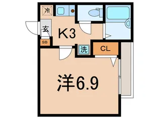 シティパル【1階】の間取り