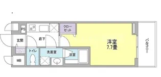 L axe本羽田【4階】の間取り