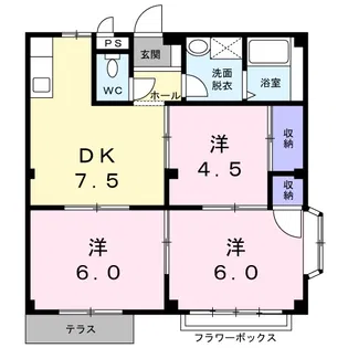 ソル・グランデ【1階】の間取り