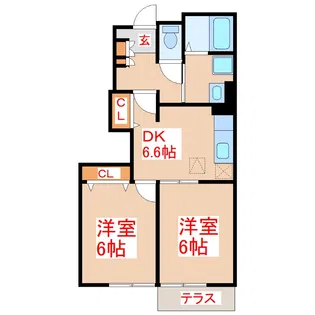 ファースト・ブランチ I【1階】の間取り