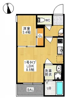 Regalest Kanon【3階】の間取り