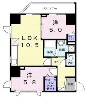 ザ・グラン キース【3階】の間取り