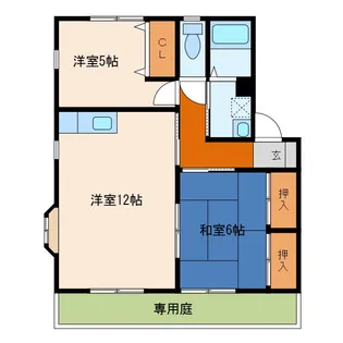 グレーシア久保台A棟【1階】の間取り