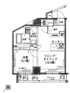 アイル東京向島参番館【6階】の間取り