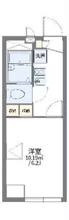 レオパレスサラトガ【1階】の間取り