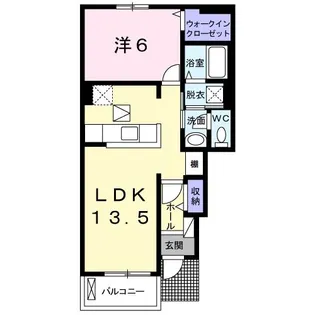エル ニード【1階】の間取り