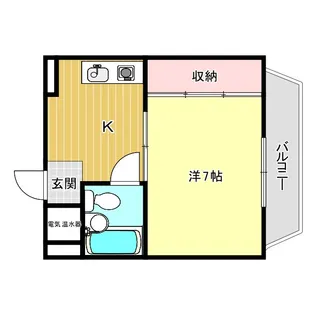 デュオ鳴尾【3階】の間取り