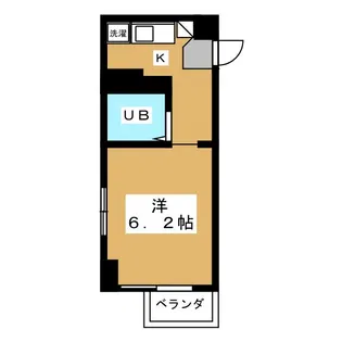 フレクションB【2階】の間取り