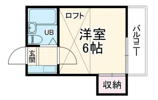 21世紀ハイツ堀田【1階】の間取り