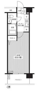 ル・ポローニア【4階】の間取り