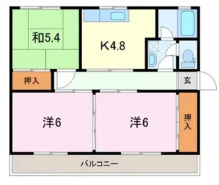 メゾンファミリア沼津【2階】の間取り