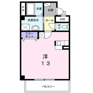 アムール パティオ【2階】の間取り