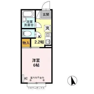エール上新【2階】の間取り