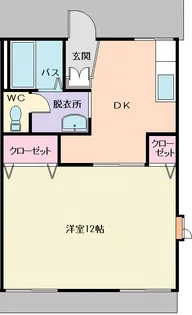 サンファミール【1階】の間取り