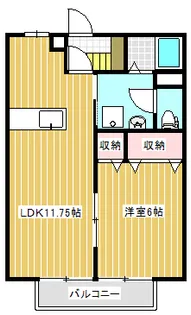 パールヒルズU【1階】の間取り