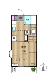 レジデンス宮口【2階】の間取り