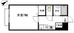 レインボーMIZUNO【1階】の間取り