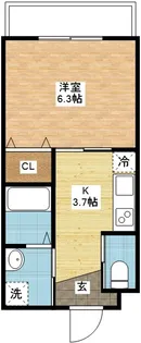 長崎県長崎市泉3【マンション】の間取り