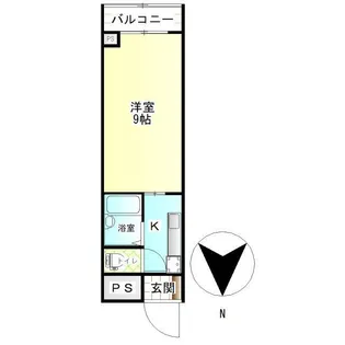1Kの間取り画像