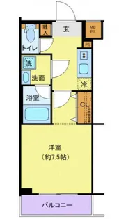 クレヴィスタ常盤台【2階】の間取り